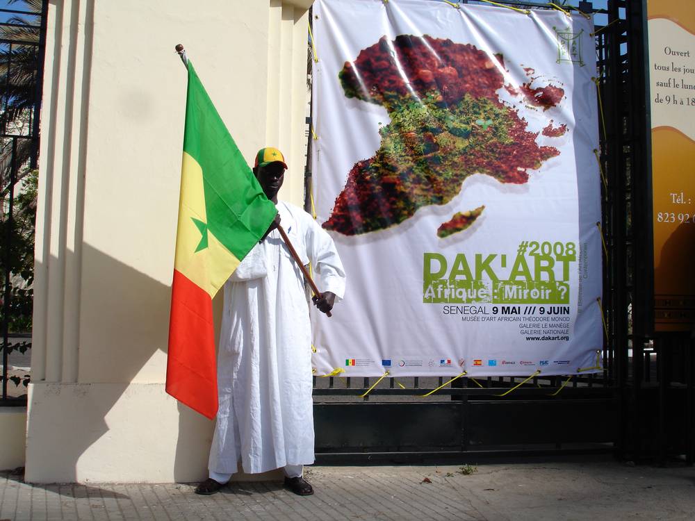 Opening of International exhibition of the Biennale of African Contemporary Art, Dakar, Senegal, 9 May – 9 June 2008.