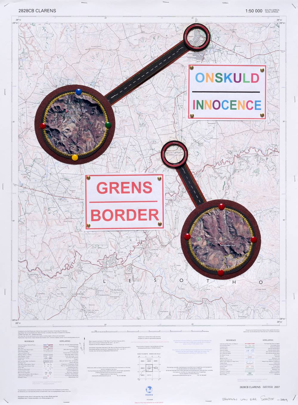 Grens (Border), 2019 – Johann van der Schijff
