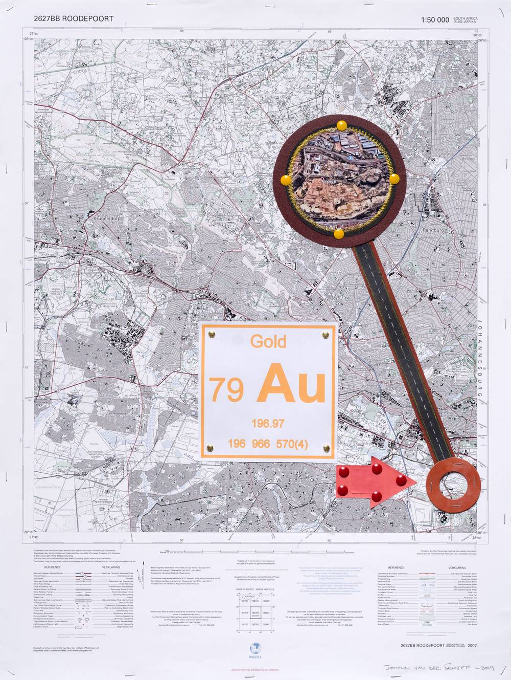 Goud 79 Au (Gold 79 Au), 2019 – Johann van der Schijff
