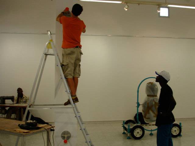 Installing work.